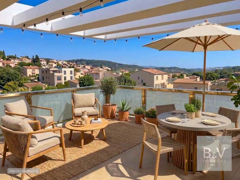Magnifique appartement 3 pièces de 76 m² avec terrasse et balcon