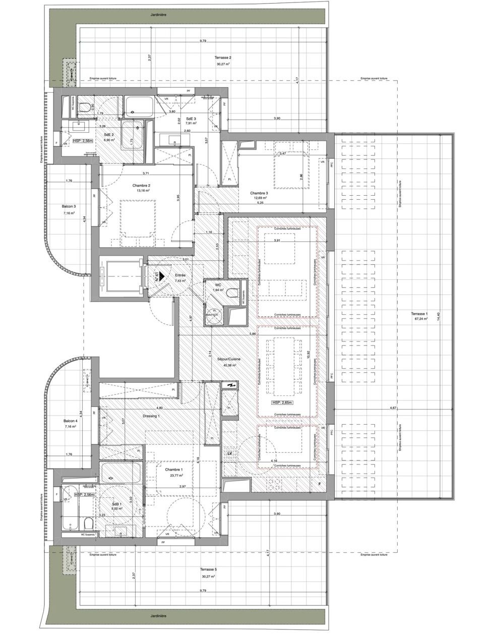 Vente Appartement CENTRE CANNES  - PROGRAMME NEUF - VILLA SUR TOIT Cannes