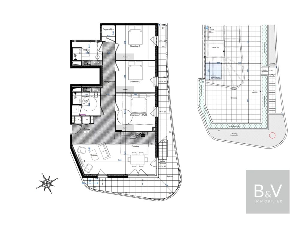 Vente Appartement Magnifique appartement 4 pièces avec rooftop et vue Mer Antibes