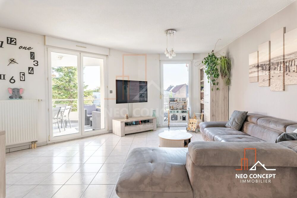 Vente Appartement Beau 3/4 pièces de 85 m2 loi carrez avec terrasse, garage, parki Kilstett