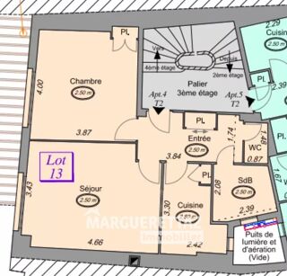  Appartement � vendre 2 pi�ces 55 m�