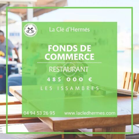 Fonds de commerce Restaurant 485000 83380 Roquebrune-sur-argens