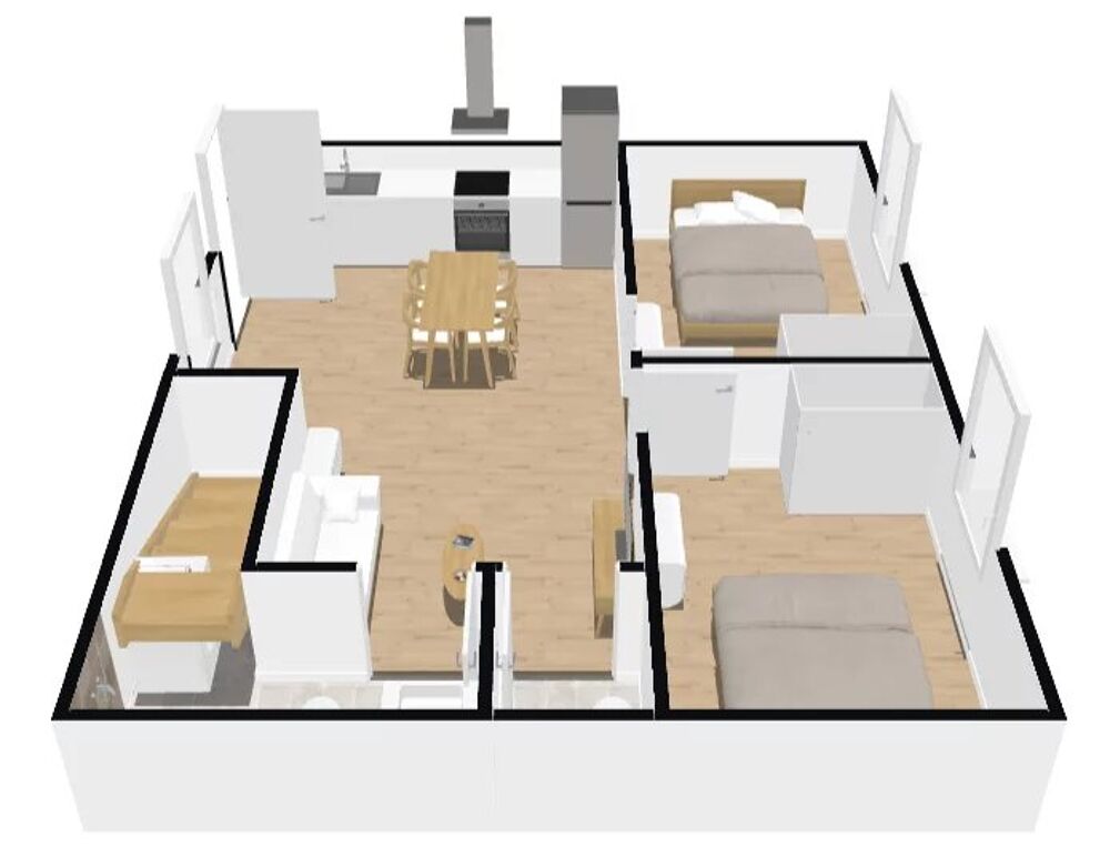 Vente Appartement Saint-Étienne-de-Saint-Geoirs - Centre-ville Saint-Étienne-de-saint-geoirs