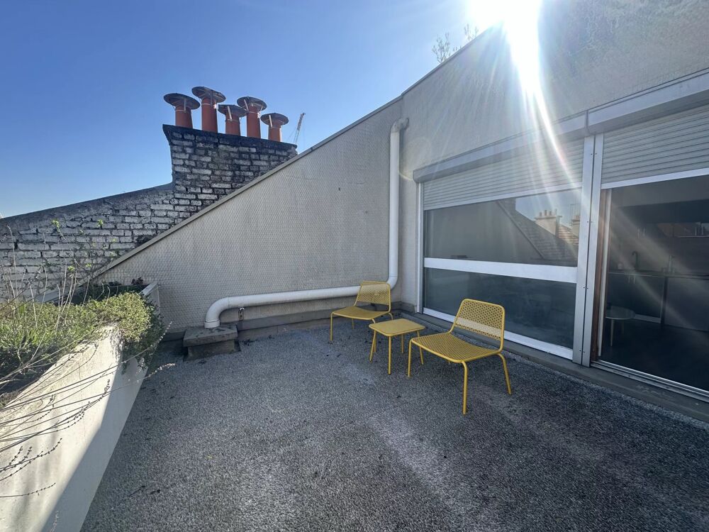 Vente Appartement Studio 22m² terrasse et vue degagée Paris 19