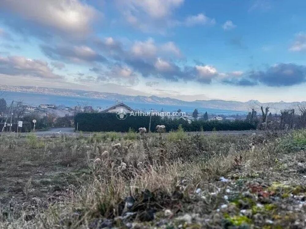 Vente Terrain Vue sur le Lac : Terrain de 1 374 m² libre de constructeur sur l Évian-les-bains
