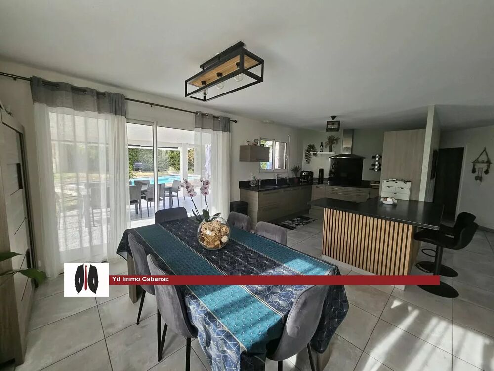 Vente Maison Maison 4 chambres et bureau avec piscine et grand terrain Cabanac-et-villagrains