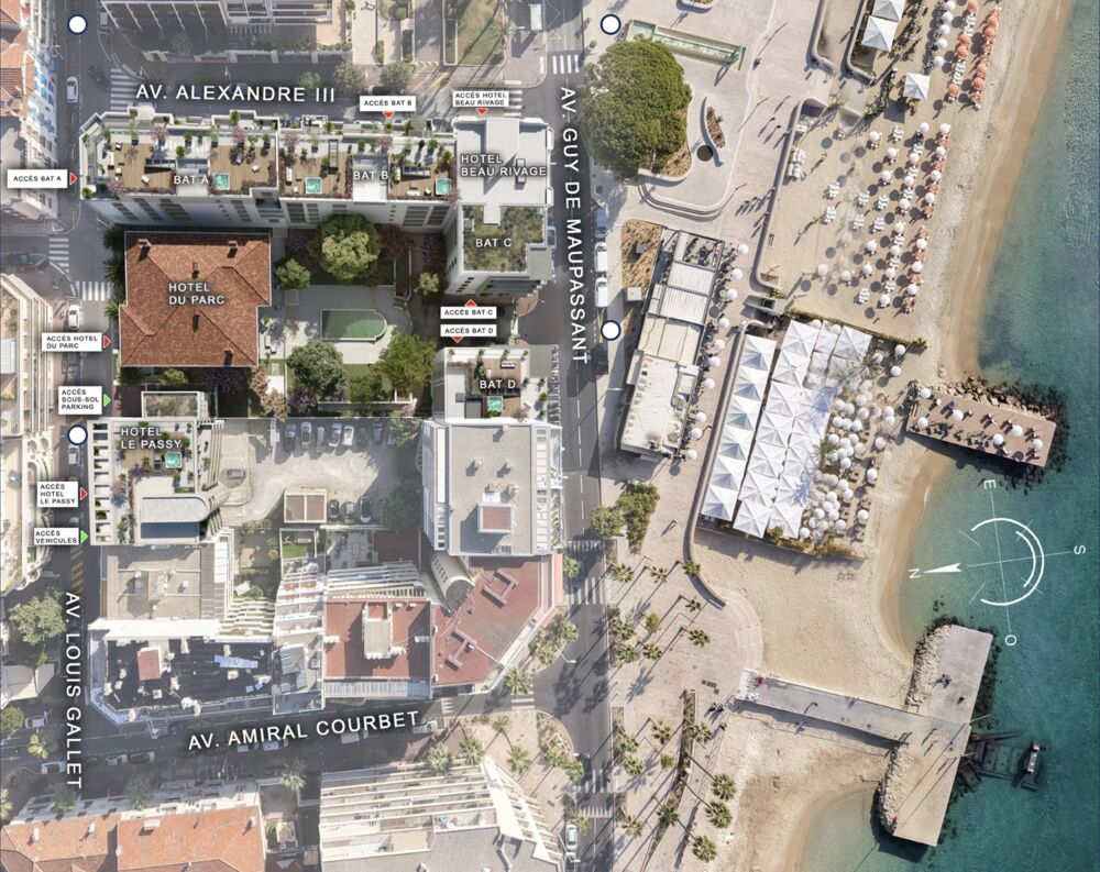 Vente Appartement JUAN-LES-PINS - FRONT MER - APPARTEMENT 99 M2 Antibes