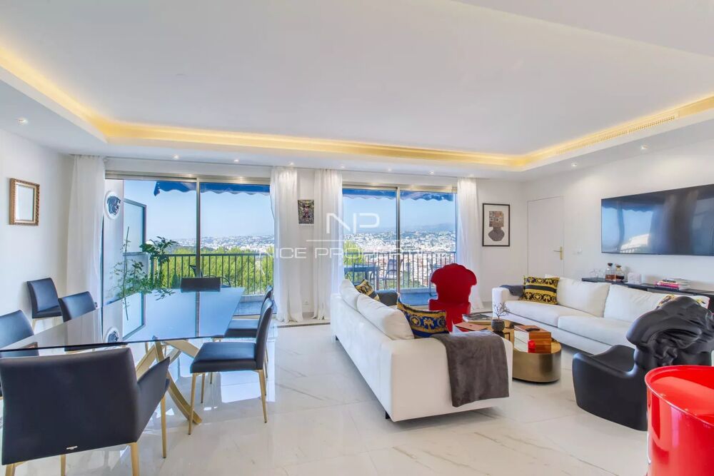 Vente Appartement Mont Boron, luxe et volupté, vue panoramique mer, terrasse, balc Nice