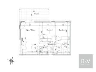  Appartement � vendre 3 pi�ces 58 m�