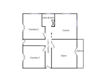  Appartement  vendre 3 pices 71 m