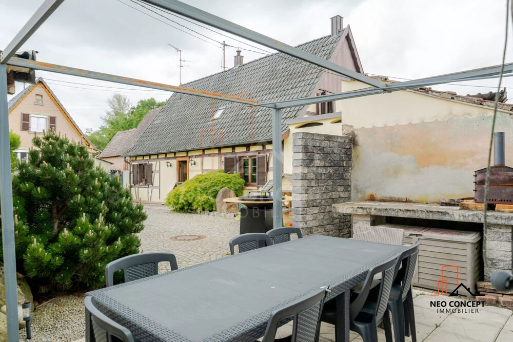 * DRUSENHEIM - Très charmante maison alsacienne en vente avec un