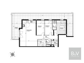  Appartement � vendre 4 pi�ces 1 m�