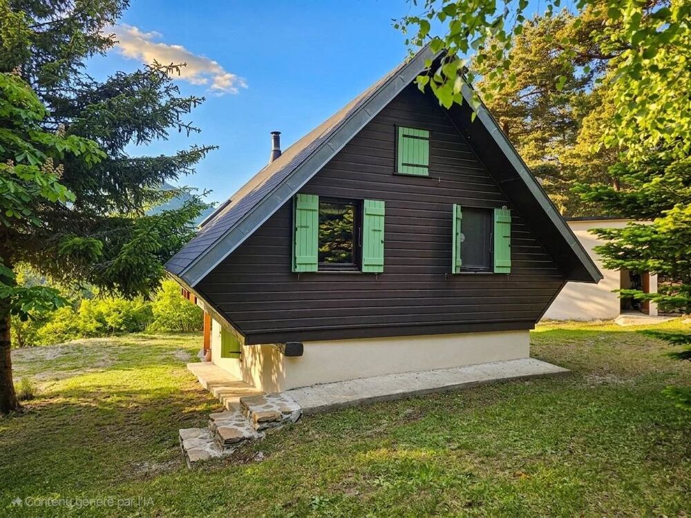 Vente Maison Chalet avec terrasse et vue panoramique sur la plaine de Caille Caille