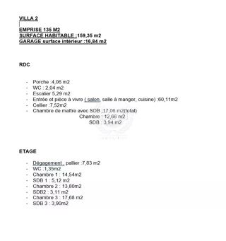  Maison � vendre 5 pi�ces 159 m�