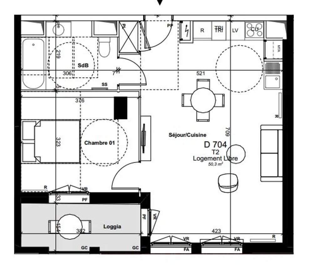 Vente Appartement Appartement T2 avec Loggia Bordeaux