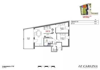  Appartement à vendre 3 pièces 64 m²