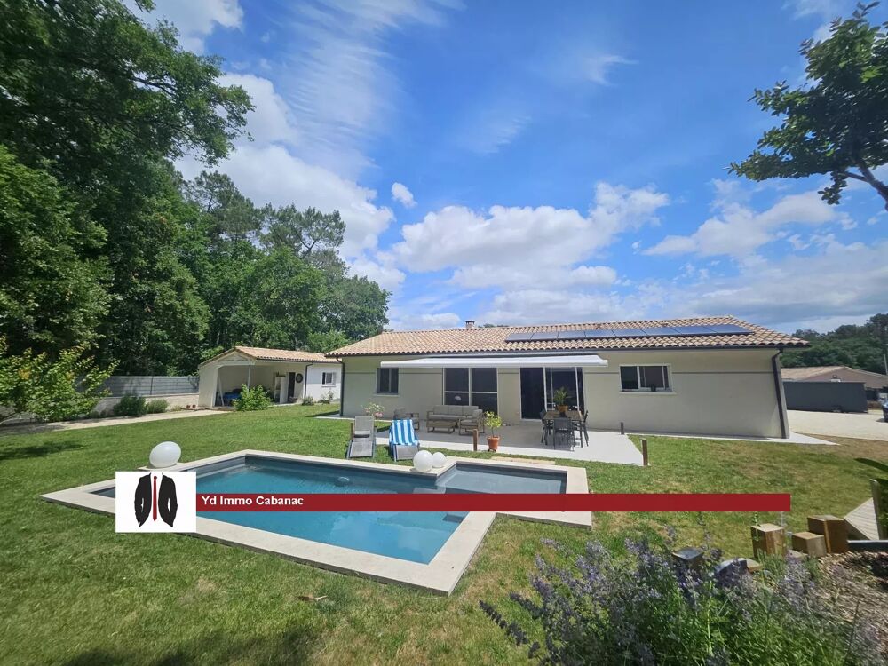 Vente Maison Maison contemporaine avec piscine, vue forêt et dépendance Cabanac-et-villagrains