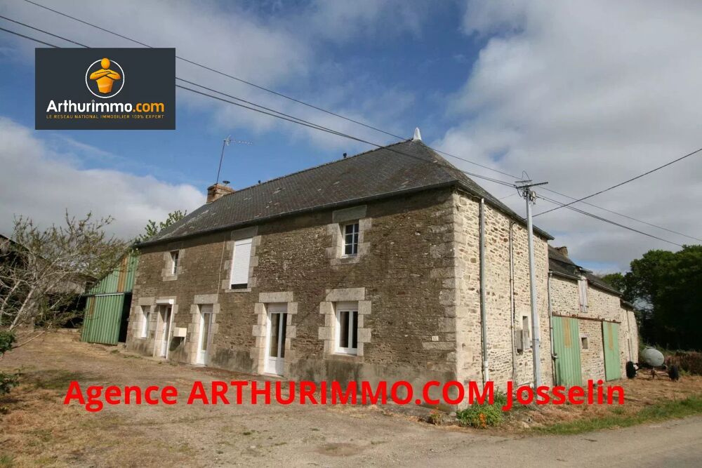 Vente Maison JOSSELIN : campagne GRANDE LONGERE À RÉNOVER AVEC TERRAIN DE 7 7 Josselin