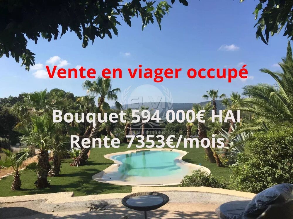 Villa en vente viagère proche centre du Plan de la Tour