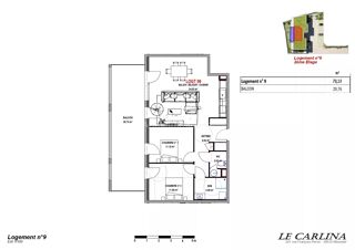  Appartement � vendre 3 pi�ces 73 m�