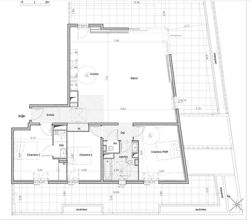 Programme neuf - appartement 4 pièces - vue mer