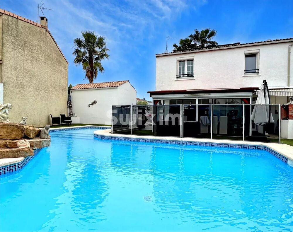 Agde : Maison 5 pièces avec piscine et atelier