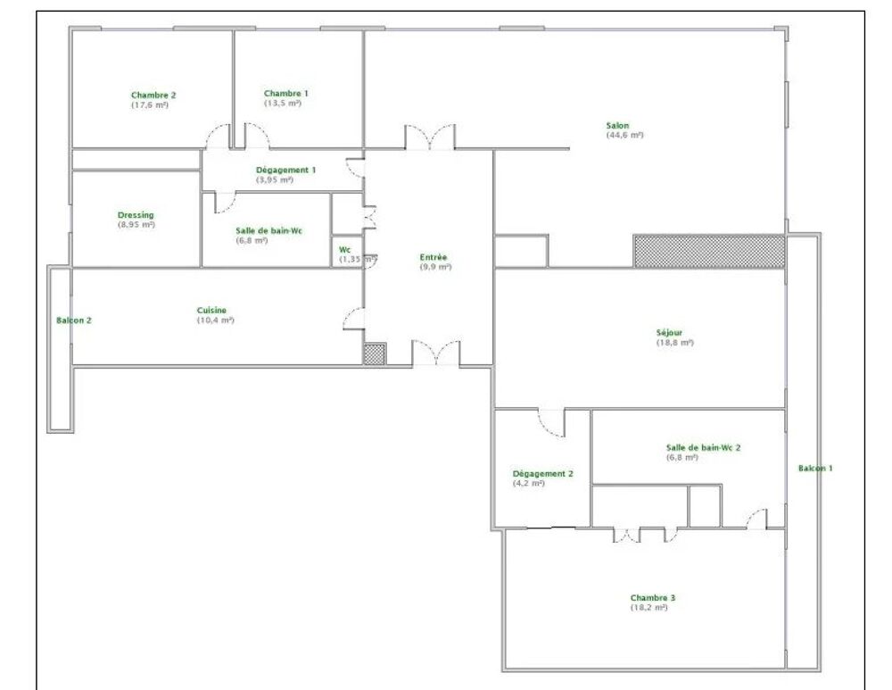 Vente Appartement PARIS 16 - PORTE DE PASSY - 4 CHAMBRES Paris 16