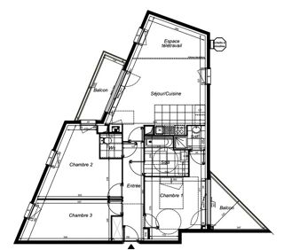  Appartement � vendre 4 pi�ces 90 m�