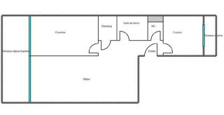  Appartement � vendre 2 pi�ces 48 m�