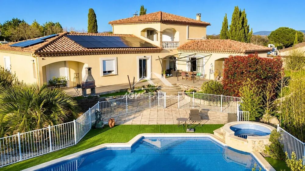 15 min Alès - Villa 176 m² - 5 chambres avec piscine, abris et g