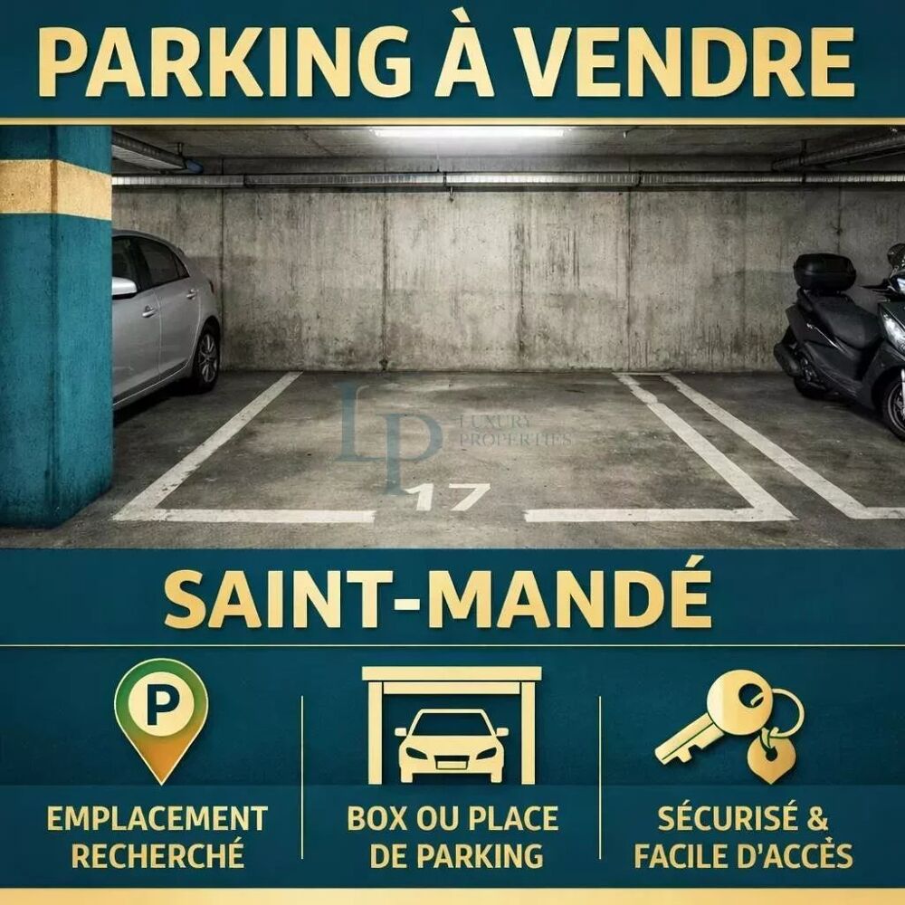 Vente Parking/Garage Parking en sous sol - Saint Mand� - VIncennes Saint-mand�