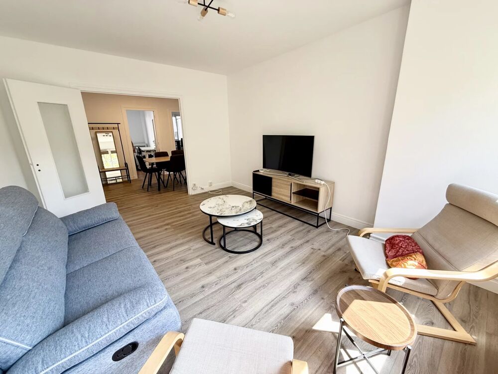 Location Appartement Ile Verte, grand T4 rénové et meublé 3 chambres Grenoble