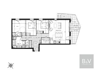  Appartement � vendre 4 pi�ces 92 m�