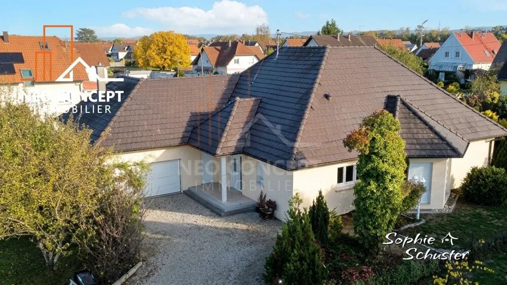 Vente Maison Charmante maison de plain-pied de 154 m² au calme. Leutenheim