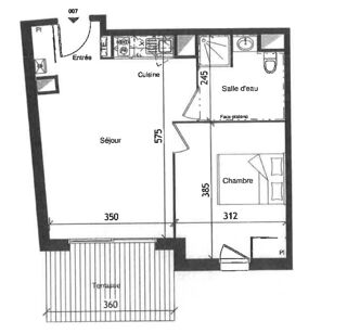  Appartement � vendre 2 pi�ces 41 m�