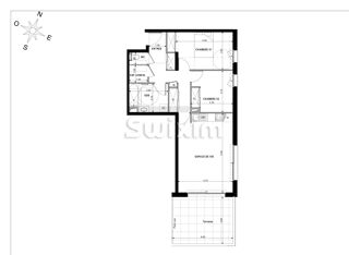  Appartement � vendre 3 pi�ces 66 m�