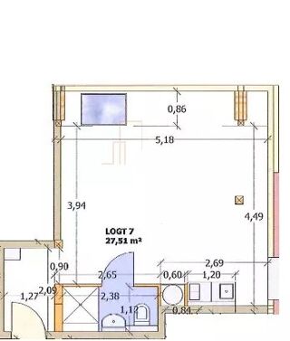 Appartement à vendre 1 pièce 28 m²
