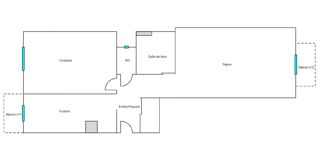  Appartement � vendre 2 pi�ces 53 m�