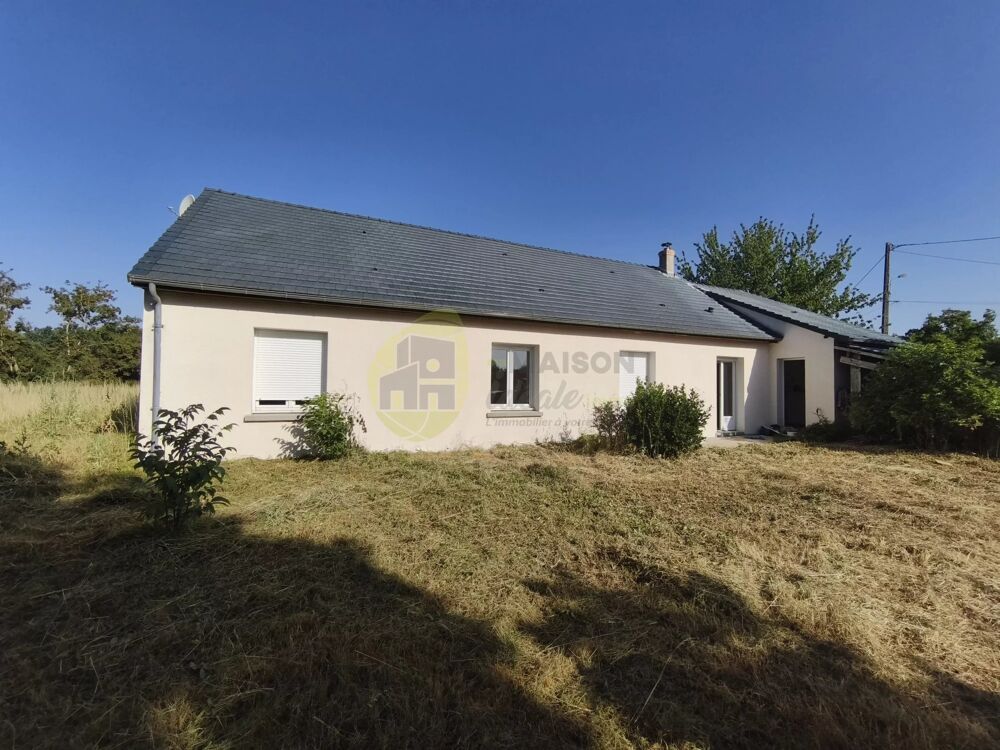 Maison 5 pièces de plain-pied de 124m² sur terrain de 2642m²