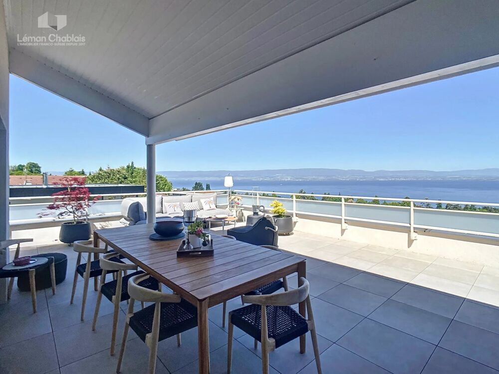 Évian-les-Bains, Appartement T5 avec vue exceptionnelle sur le l