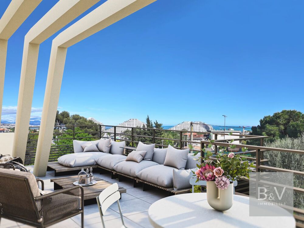 Appartement dexception dernier étage avec vue mer panoramique