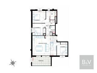  Appartement  vendre 4 pices 78 m