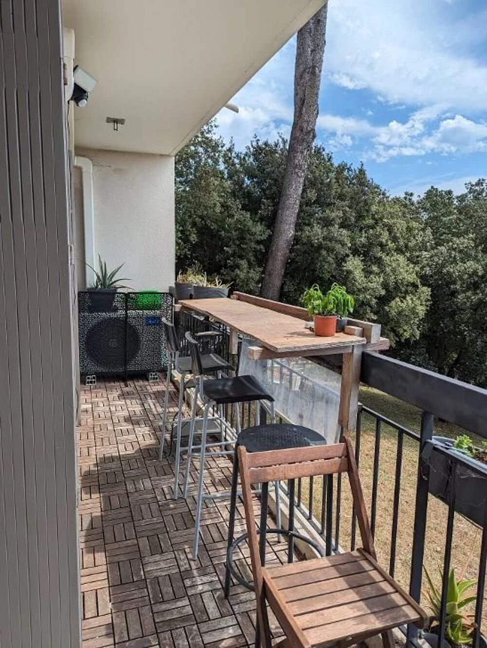 Vallauris - Grand 5 pièces climatisé avec balcon, jardin et park