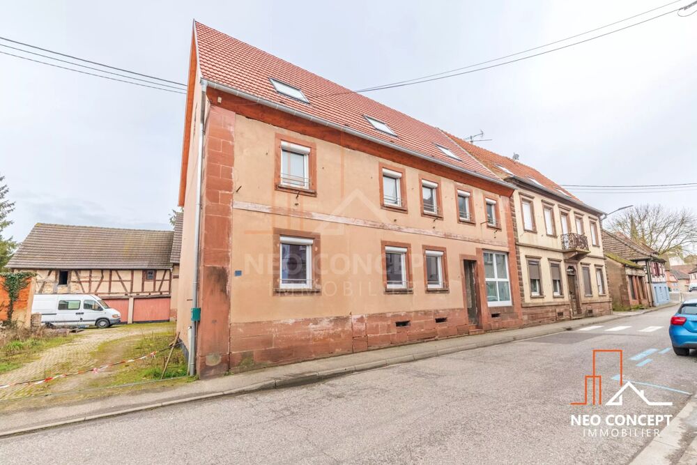 Vente Immeuble Val-de-Moder (67350) – 3 plateaux bruts à aménager  + 5 parkings Val-de-moder