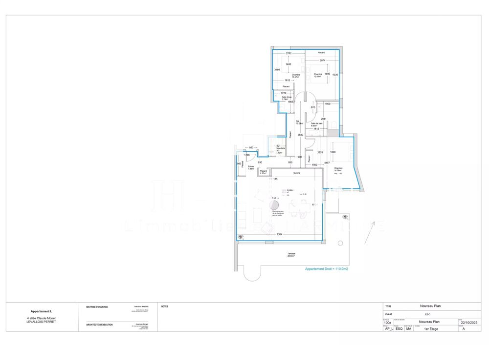  vendre  Appartement Levallois-Perret (92300)