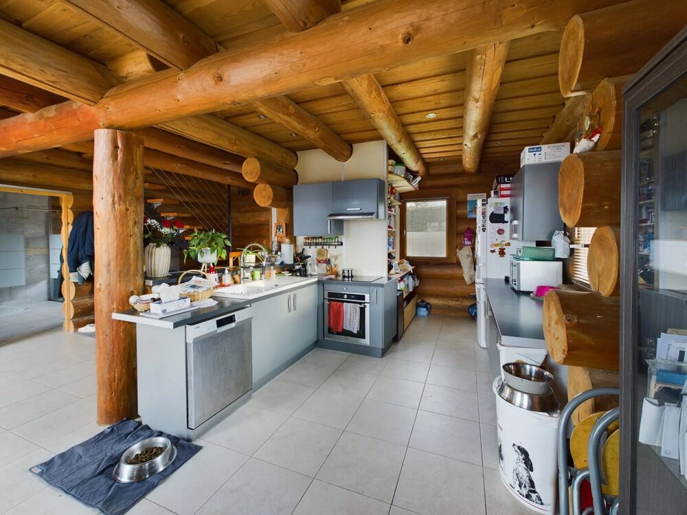 Maison rondins de bois