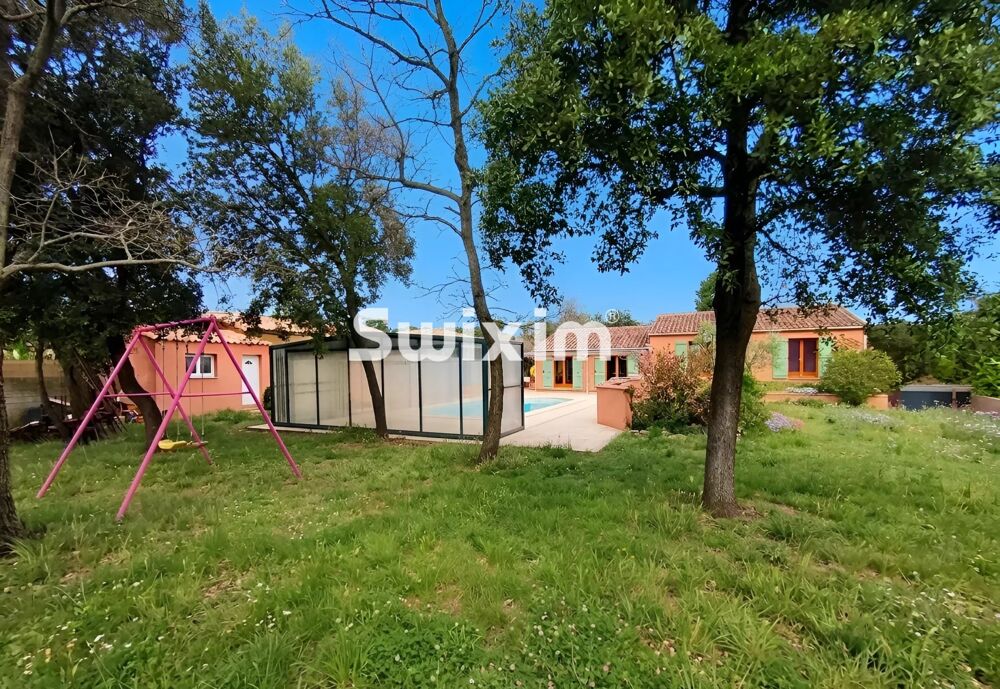 Vente Maison Villa familiale avec 4 chambres, piscine couverte et jardin arbo Mornas