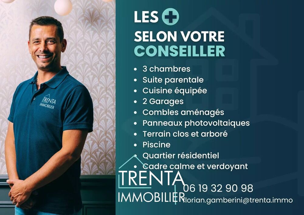 Vente Maison Maison de 141 m² avec piscine sur la commune de Chirens Chirens