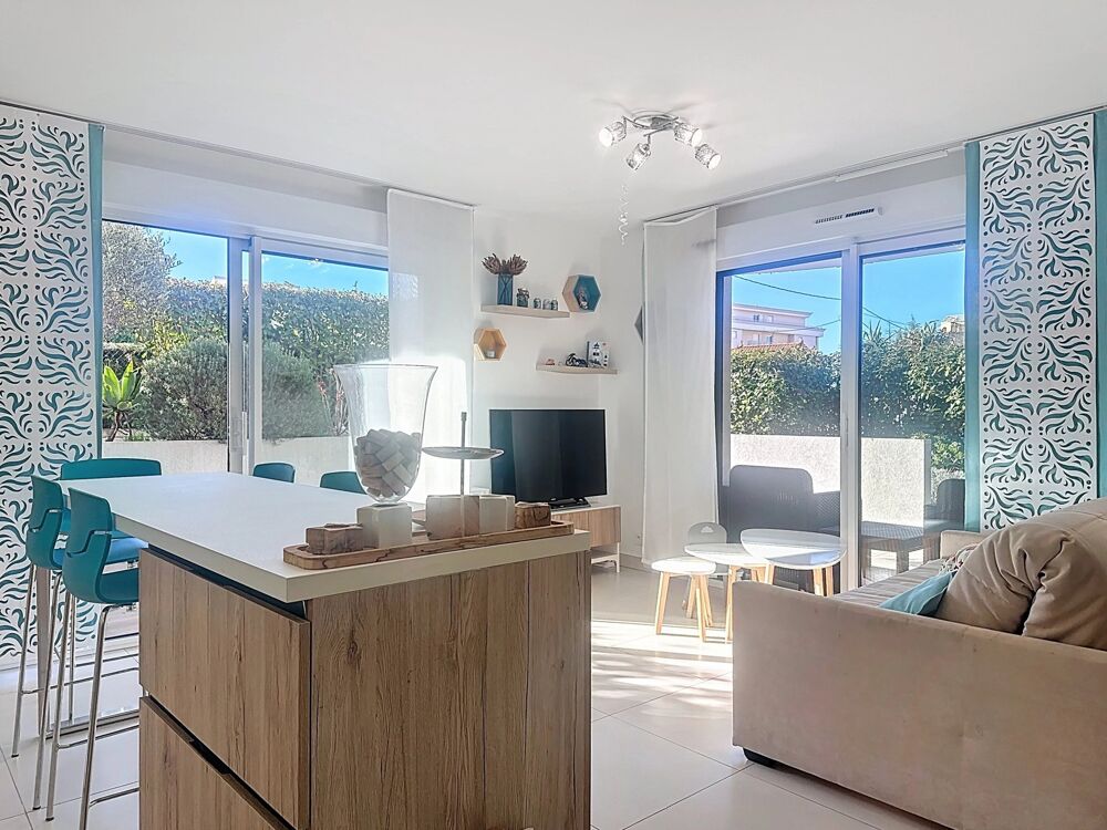 Vente Appartement APPARTEMENT 2 PIECES EN RDJ - RESIDENCE RECENTE  - BIJOU PLAGE A Antibes