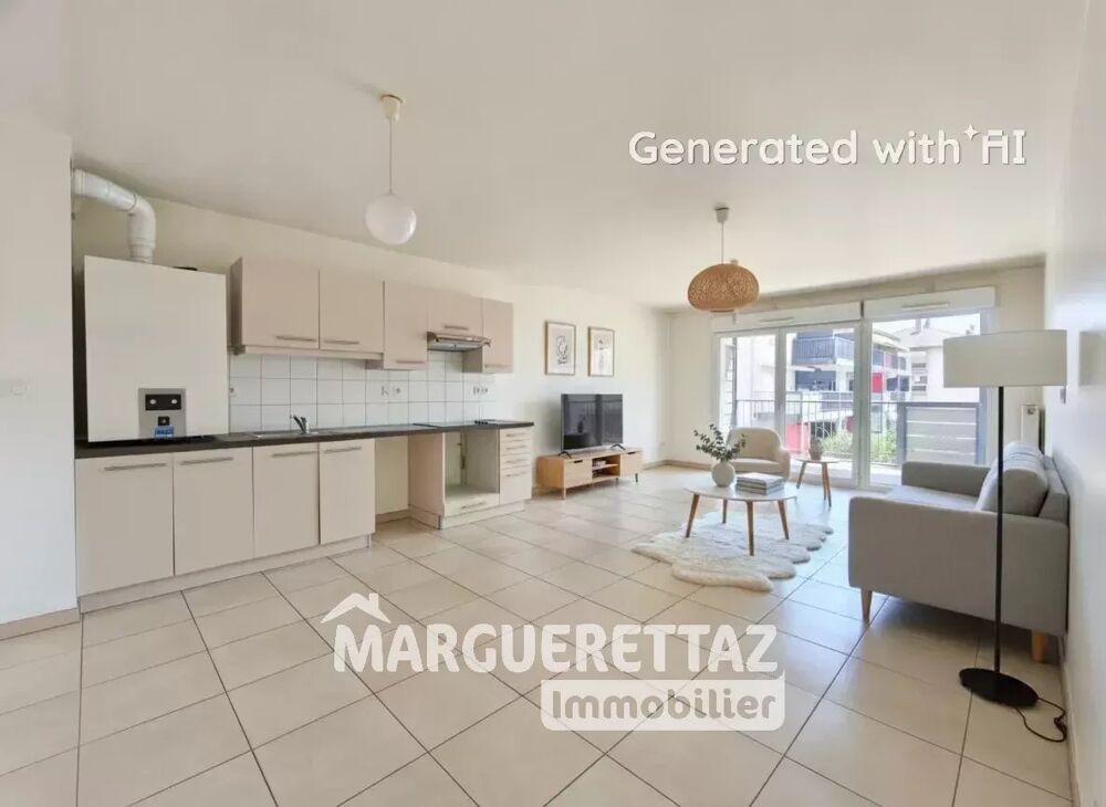 Au coeur de Reignier, T3 avec terrasse au calme + 2 places de pa